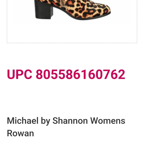 New Women's Leather Rowan Block Heel Fur Boots By Michael Shannon - Picture 4 of 6